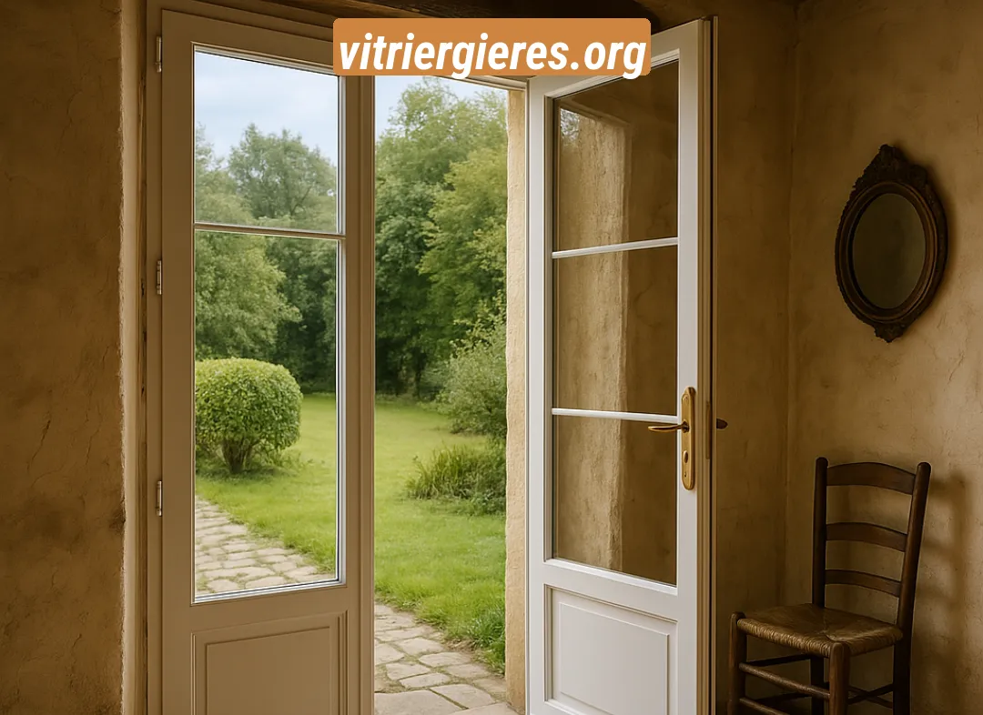 Installation de fenêtre en PVC Gières