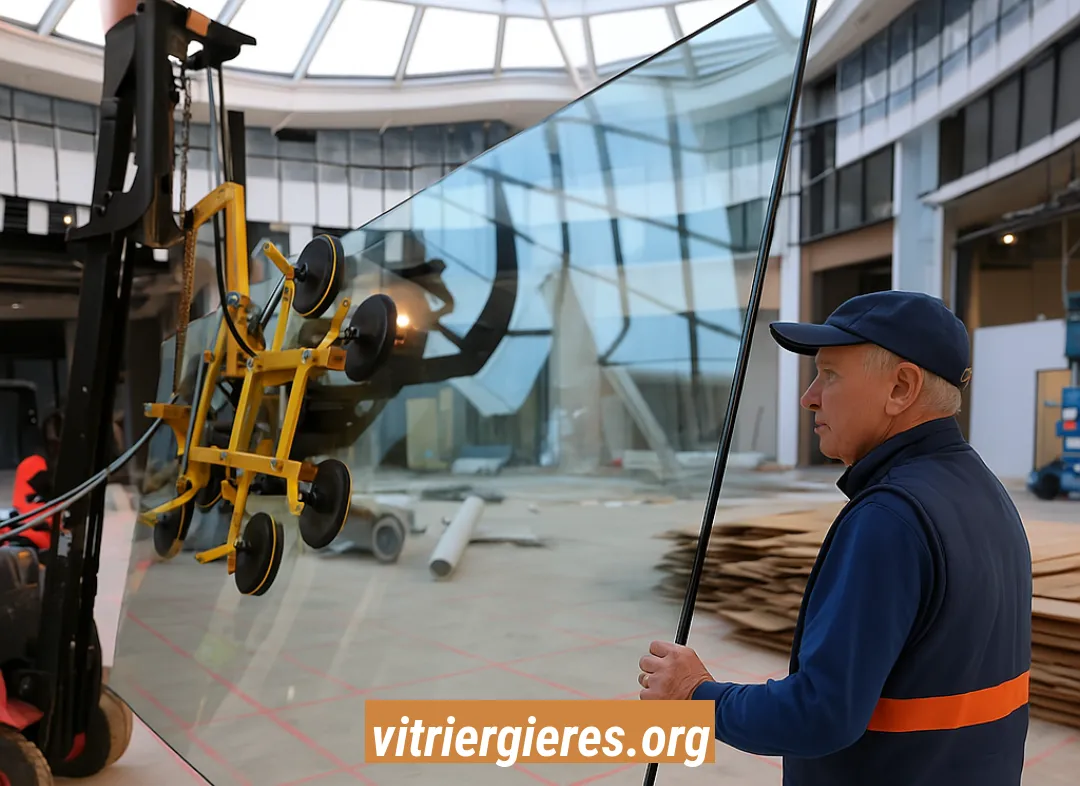 Remplacement de vitrine magasin Gières